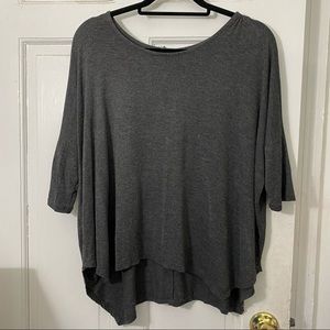 American Eagle Grey half-sleeve dolman top